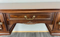Cabinet Vintage French Louis Style Carved Desk with Storage Sideboard LOT 4054