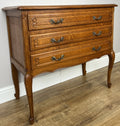 Chest of Drawers Vintage French Louis Oak 3 Drawers Carved Cabinet LOT 62344