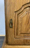 Bedside Table Vintage French Style Cupboard Carved Cabinet Nightstand LOT 5943