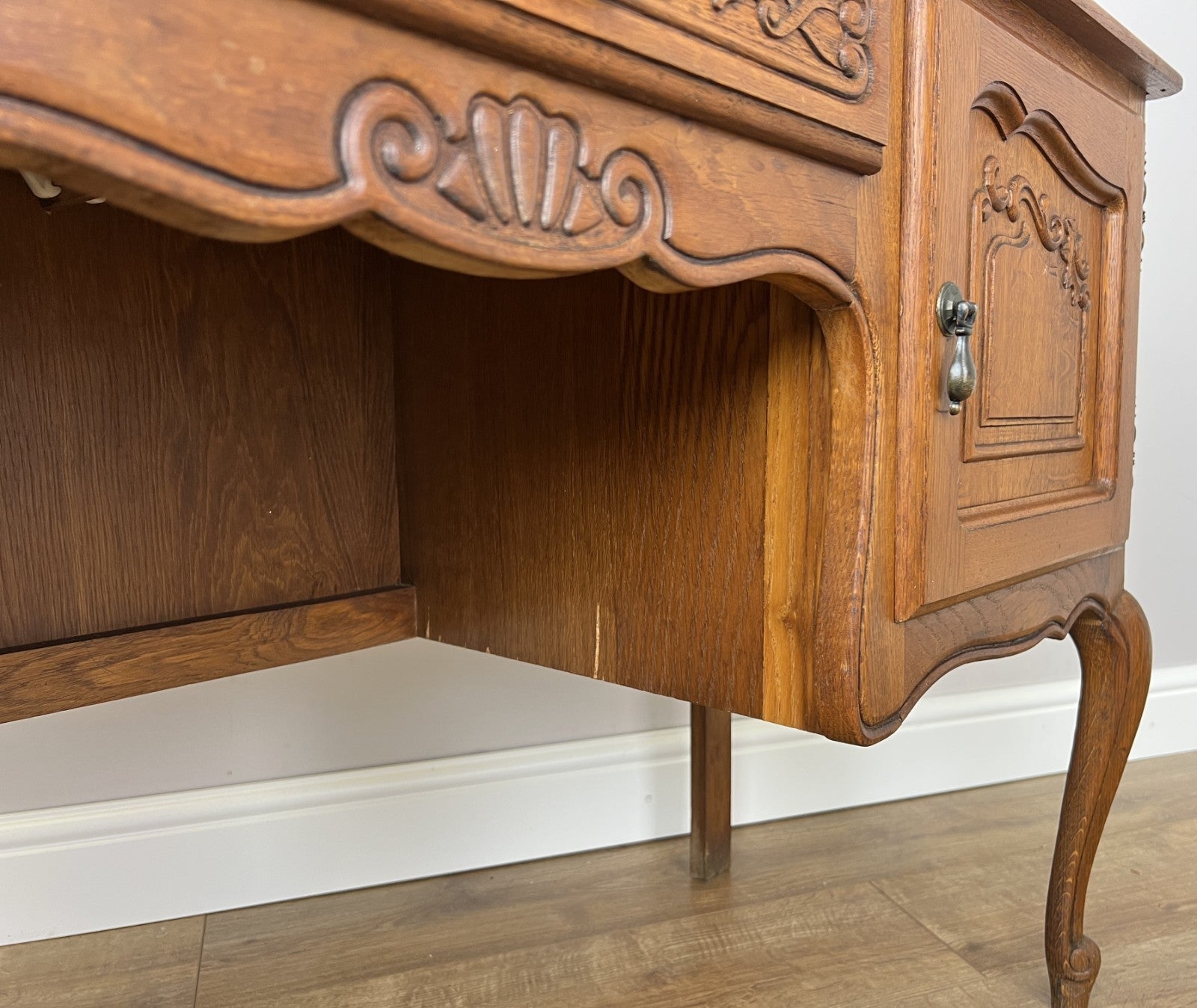 Dressing Table with Mirror Vintage French Louis Vanity Table Makeup LOT 634111
