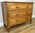 Chest of Drawers Vintage French Louis Oak 3 Drawers Carved Cabinet LOT 62541