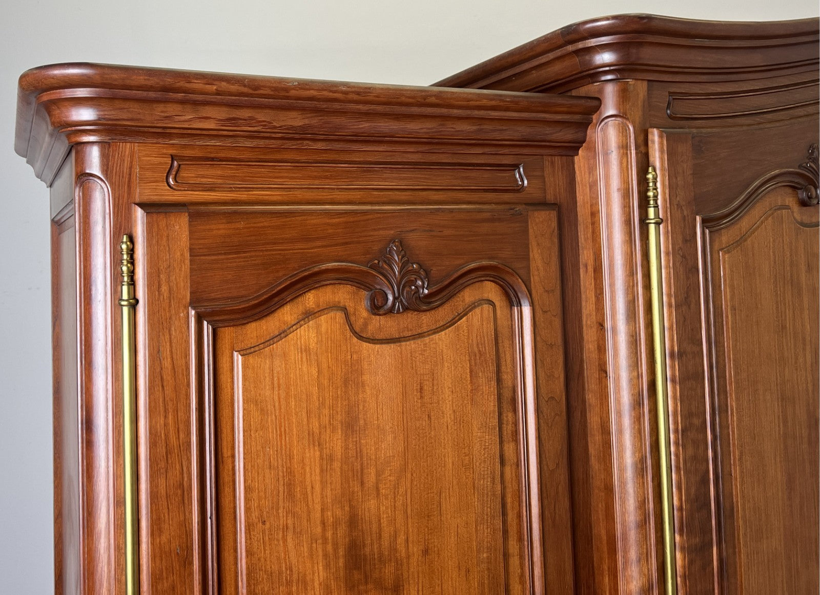 Wardrobe Vintage French Louis XVI Style Four Door Carved Armoire LOT 61153