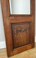 Mirror Antique French Style Wall Mirror Oak Carved Decorative Frame LOT 61964