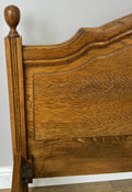 Bed Vintage French Style Double Bed Frame Carved Headboard LOT 63907