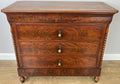 Chest of Drawers Antique French Burr Walnut 4 Drawers Carved Cabinet LOT 62670
