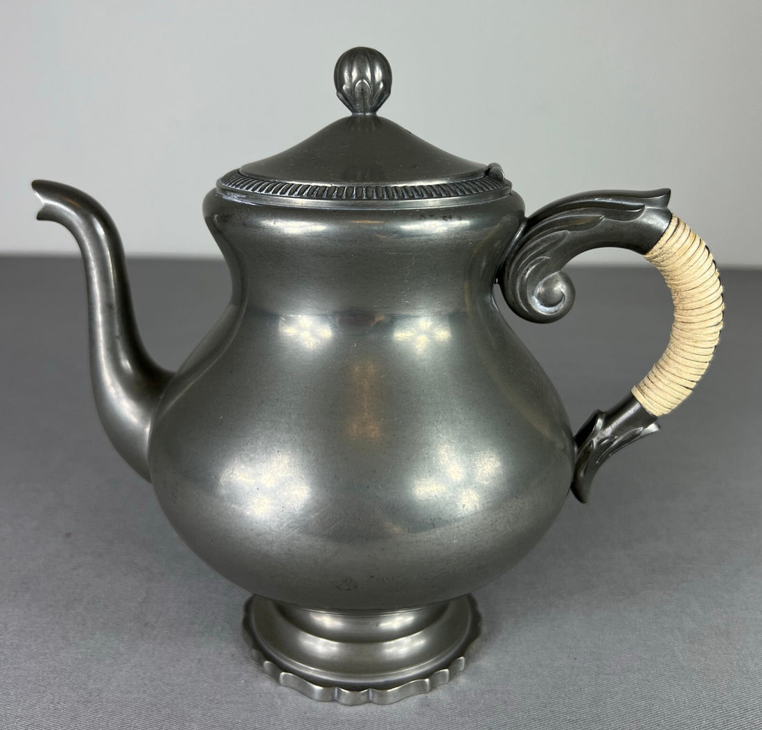 Serving Set Vintage Royal Holland Pewter Dutch 5 Piece Tea Coffee LOT 50670