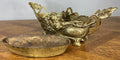 French Art Nouveau Jardiniere, Antique Brass Planter Brass Ornate LOT 467912