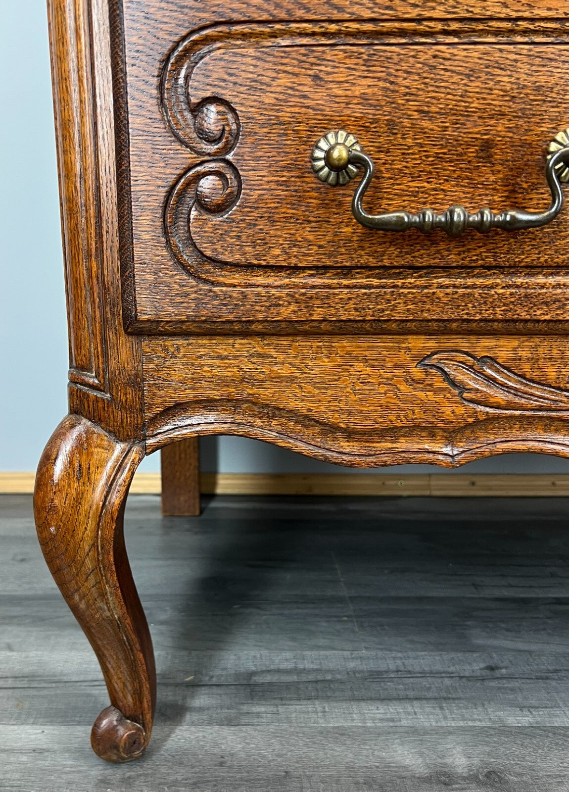 Secretaire Writing Desk Antique French Style Bureau Drop Front Cabinet LOT 35238