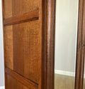 Wardrobe Antique French Oak Two Door Mirrored Carved Armoire Cabinet LOT 615314