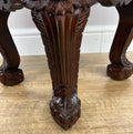Plant Stand Vintage Chinese Style Mahogany Carved Table LOT 49644