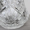 Carafe Set Vintage Style Crystal Cut 6 Shot Glasses and Tray LOT 6436