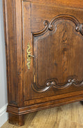 Bookcase Vintage French Style Oak Display Cabinet Carved Sideboard LOT 62627