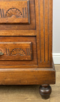 Chest of Drawers Antique French Walnut Marble Top Five Drawer Cabinet LOT 644915