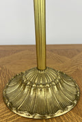 Ashtray Stand Vintage French Brass Onyx Crystal Floor Ashtray Stand LOT 60246