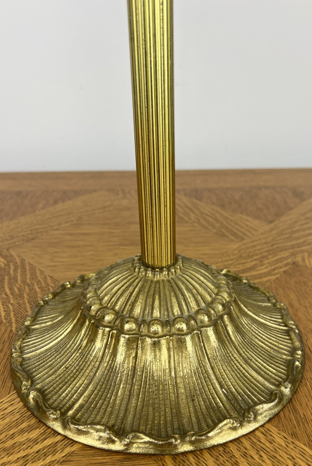Ashtray Stand Vintage French Brass Onyx Crystal Floor Ashtray Stand LOT 60246