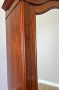 Wardrobe Antique French Two Door Mahogany Mirrored Carved Armoire LOT 61527