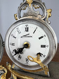 Lancini Imperial Ormolu Gilt Brass Mantle Clock with Candelabras  LOT 464111