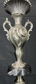 Floor Lamp Vintage French Style Standing Lamp Metal Floral Design LOT 481811