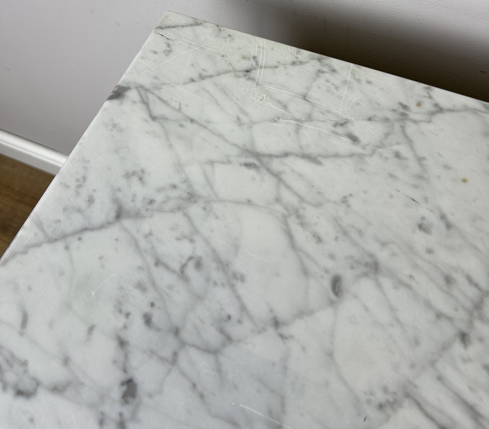 Cabinet Antique French Style Marble Top Oak Sideboard Carved Cupboard LOT 631212