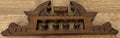 Pediment Antique French Style Oak Hand Carved Decorative Crest LOT 61710