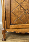 Wardrobe Vintage French Louis XVI Style Three Door Oak Carved Armoire LOT 64589