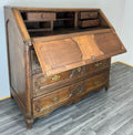 Chest of Drawers Vintage French Oak 3 Drawers Bureau Desk Cabinet LOT 21693