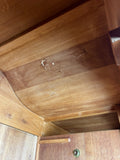 Wardrobe Vintage French Louis XVI Style Oak Four Door Carved Armoire LOT 6516
