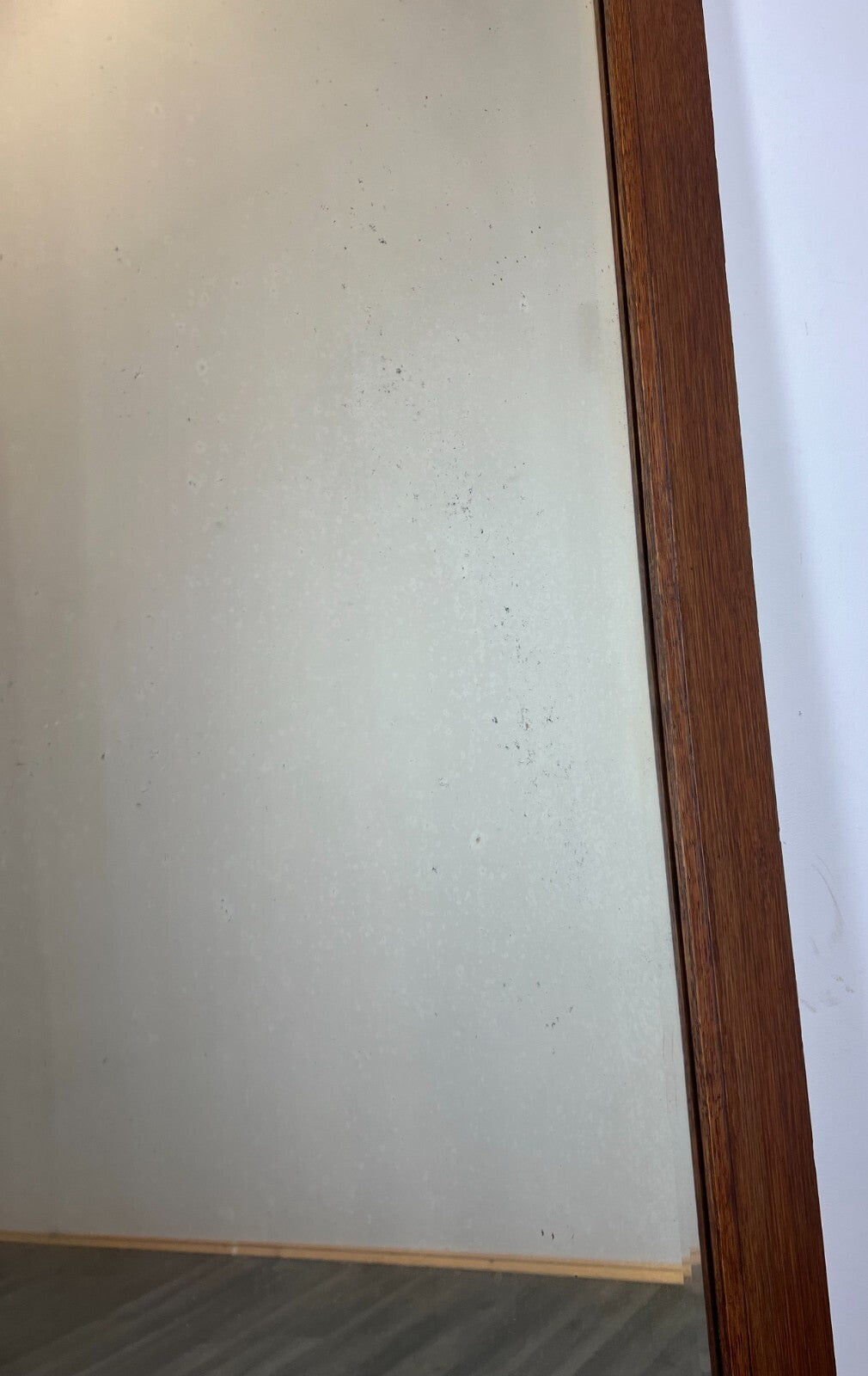 Mirror Antique French Style Wall Mirror Wood Carved Decorative Frame LOT 34526