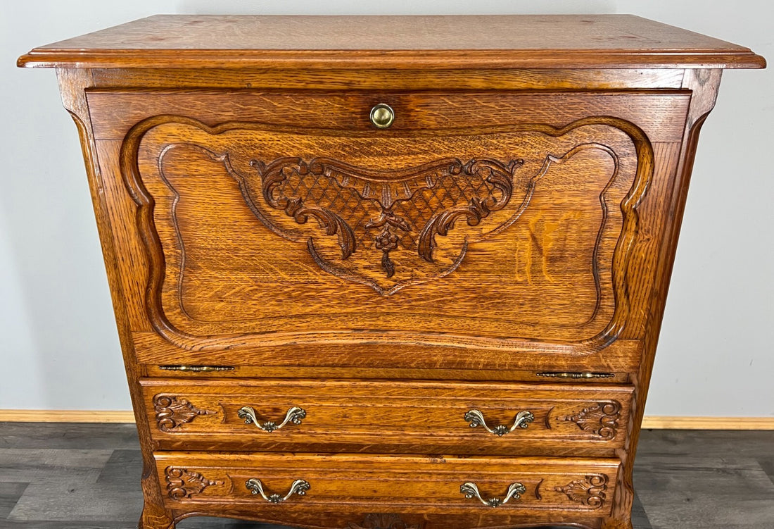 Cabinet Amazing Vintage French Louis XIV Sideboard  Cupboard LOT 3756