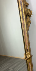 Vintage French Style Carved Wall Mirror Ornate Gilt Wooden Wall Frame LOT 47769