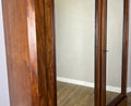 Wardrobe Antique French Mahogany Two Door Carved Mirrored Armoire LOT 61649