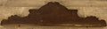 Pediment Antique French Style Oak Hand Carved Decorative Crest LOT 61732