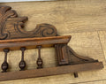 Pediment Antique French Style Oak Hand Carved Decorative Crest LOT 61755