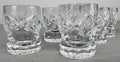 Carafe Set Vintage Style Crystal Cut 6 Shot Glasses and Tray LOT 6436