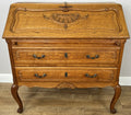 Secretaire Writing Desk Vintage French Louis Oak Rare Bureaux Cabinet LOT 63190