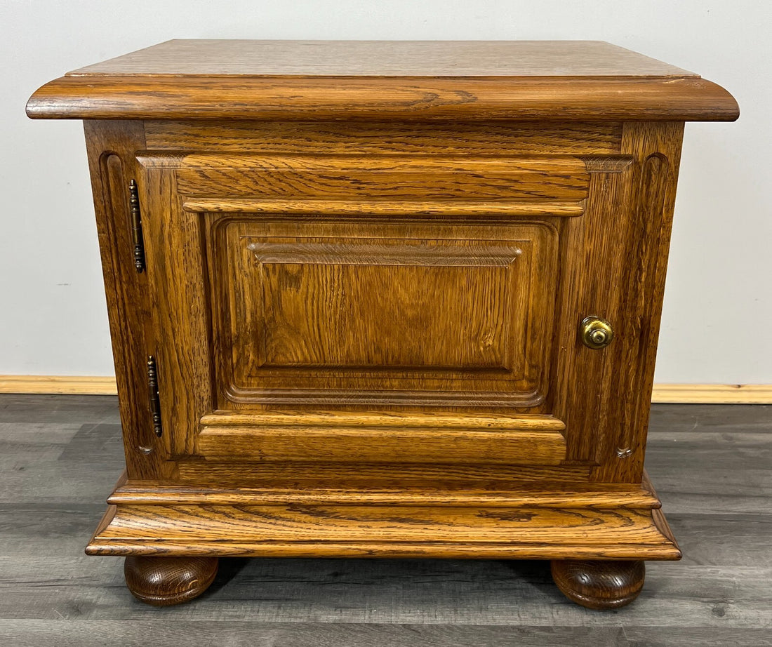 Pair of Bedside Tables Vintage French Style Cupboards Carved Cabinets LOT 28970