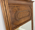Mirror Antique French Style Oak Carved Decorative Frame Wall Mirror LOT 62766