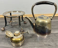 Vintage French Tea and Coffee Set Silver Plated 6-Piece with Tray LOT 44174