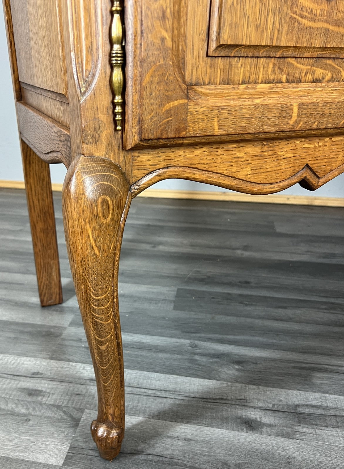 Vintage Dressing Table with Mirror French Oak Louis Vanity Table Makeup LOT 456710