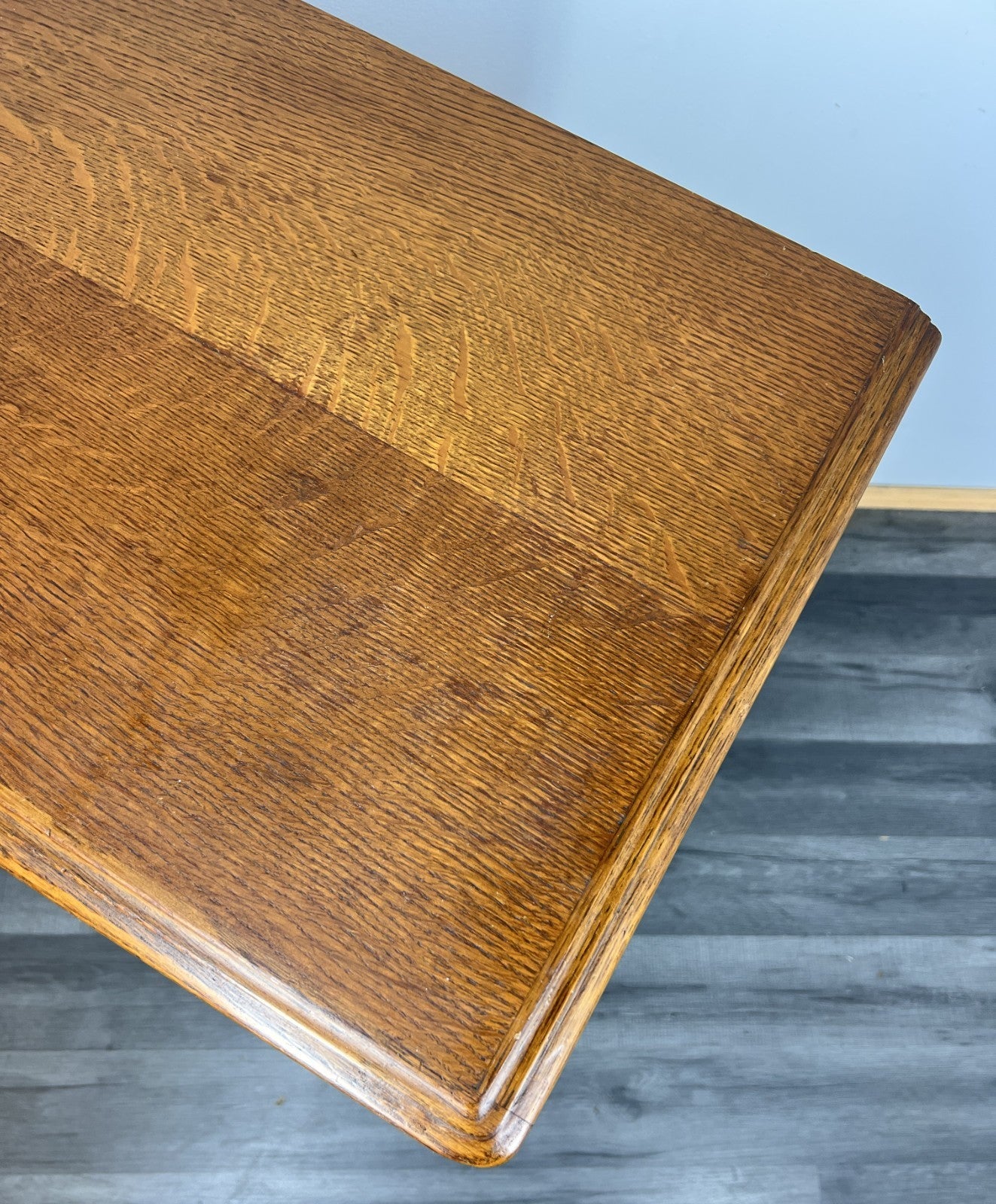 Bedside Table Vintage French Louis XVI Carved Oak Nightstand Cabinet LOT 45318