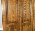 Wardrobe Vintage French Style Five Door Carved Large Storage Armoire LOT 49874