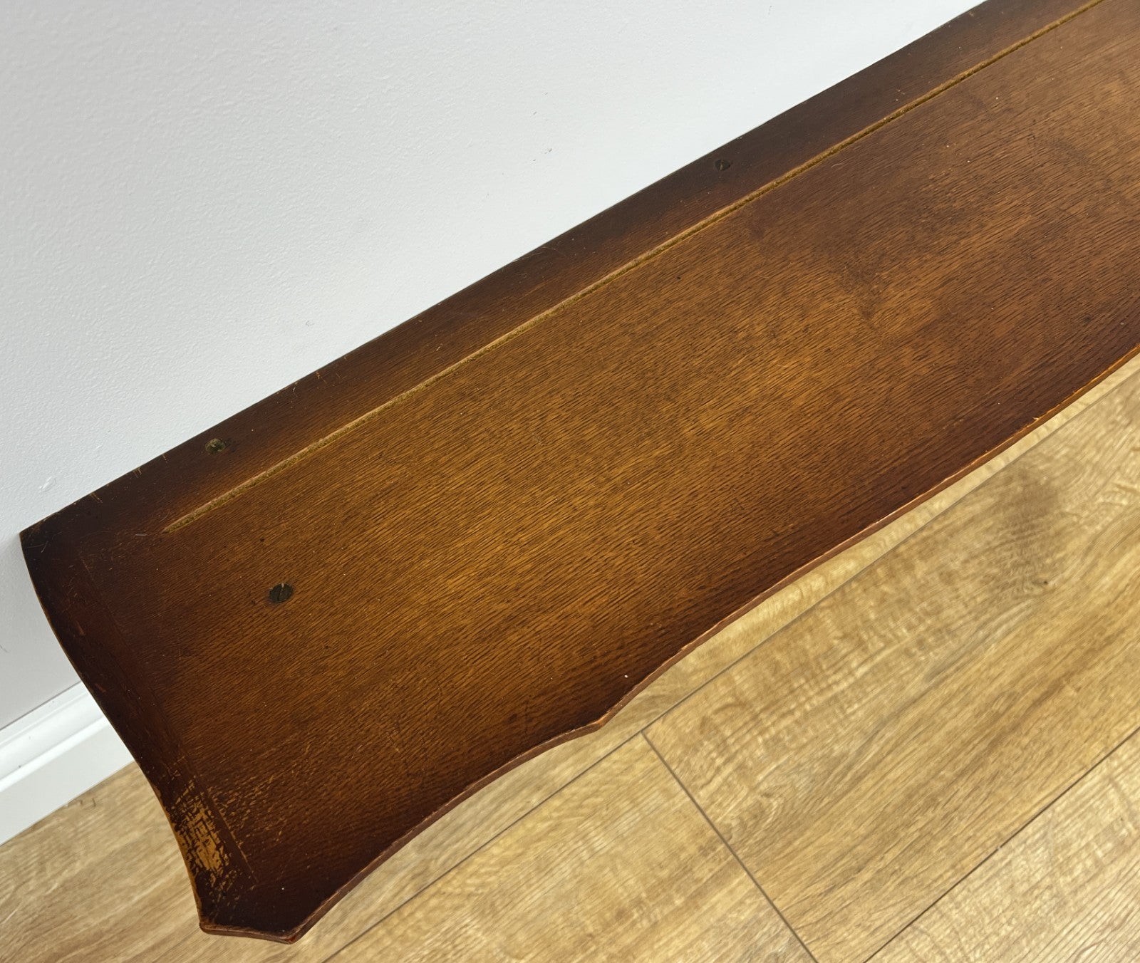Coat Rack Vintage French Oak Wall Mounted 5 Hooks Carved Rack Hanger LOT 62948