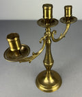 Candelabra Vintage French Style Brass Three Arm Candle Holder LOT 51612