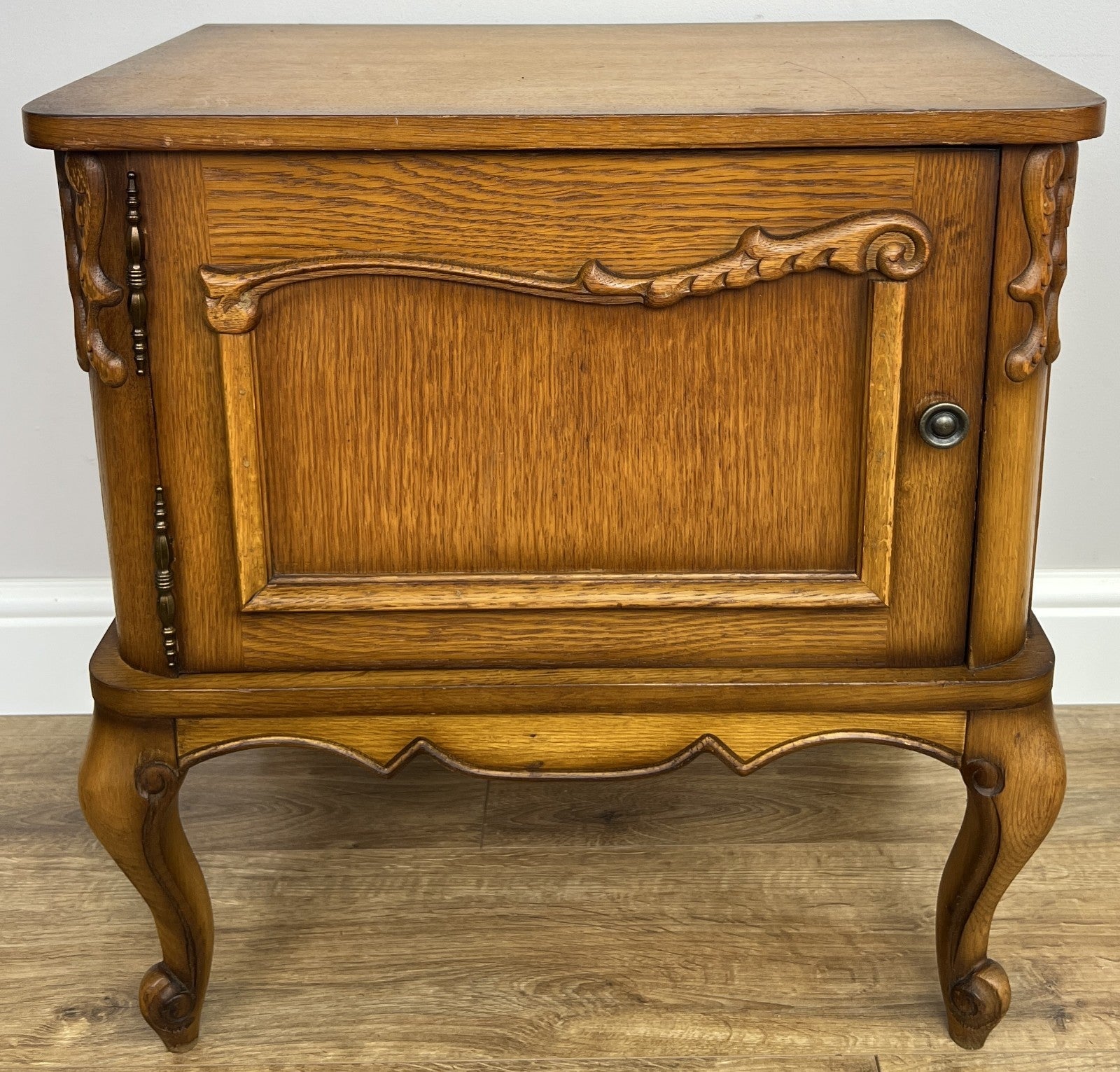 Pair of Bedside Tables Vintage French Louis XVI Nightstands Cabinets LOT 63652