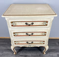 Chest of Drawers Vintage Shabby Chic 3 Drawer Ornate Carved Cabinet LOT 44230