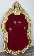 Coat Rack Antique French Style Ornate Wall Mounted 4 Hook Hall Rack LOT 28440