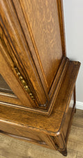 Bookcase Vintage French Louis XIV Style Oak Display Cabinet Sideboard LOT 493413
