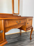 Vintage Dressing Table with Mirror French Louis Vanity Table Makeup LOT 456511