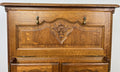 Cabinet Vintage French Louis XIV Style Oak Sideboard Carved Cupboard LOT 62495