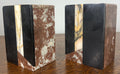 Clock Vintage French Style Art Deco Marble Mantel Clock Set LOT 476410